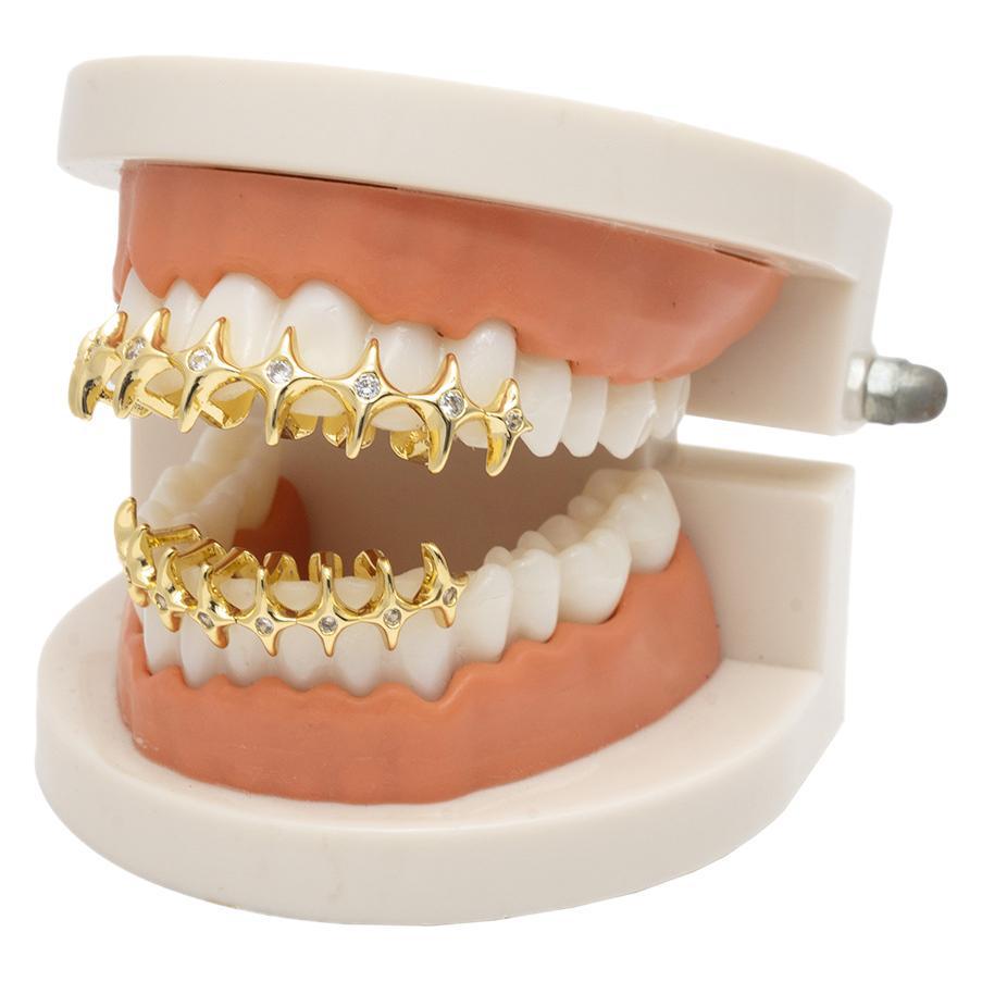 Starlink Hip Hop Versatile Splicing Tooth Jewelry – Stylish Upper and Lower Teeth Braces