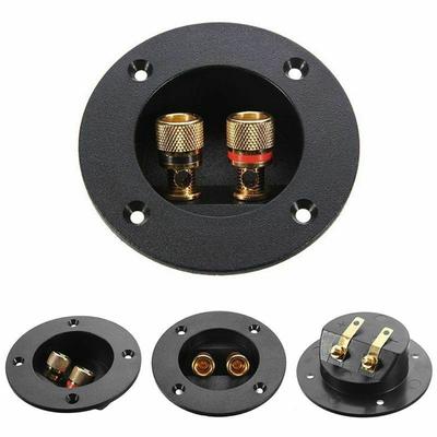 Auto Stereo Lautsprecher Terminal Board Runde Doppel Binding Post Schraube Stecker Subwoofer Stecker