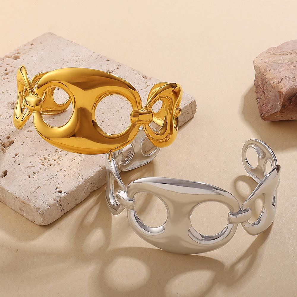 Edelstahl Schweinenase Retro Minimalistisches Armband - Europäisches & Amerikanisches Design