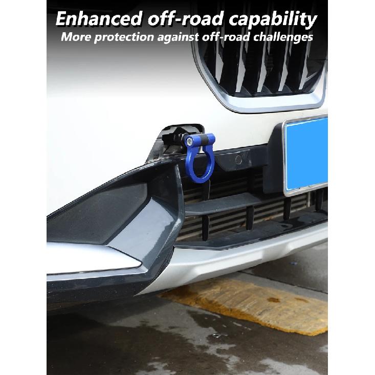 Car Forward Trailer Hook Tow Ring Bumper Tow Hook Trim For BMW X1 U11 2023-2026 Aluminum Alloy Exterior Car Accessories