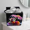 Flowers and Mice 5D Diamond Painting Storage Basket Full Round Drill Mosaic Diamond Embroidery Cross Stitch Kits Home Decor Home Decor