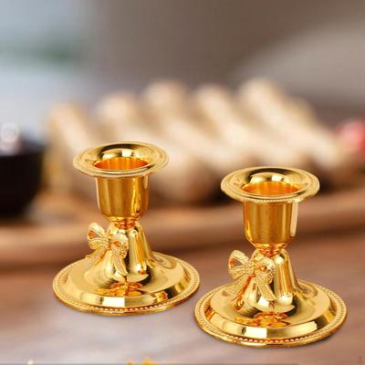 2 Darab Gyertyatartó Elegáns Gyertyatartó Lakásavató Ajándék Dísz Asztaldíszhez