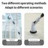 Electric Cleaning Brush Cordless Smart Functions Type-C Fast Charging IPX6 Waterproof One-Button