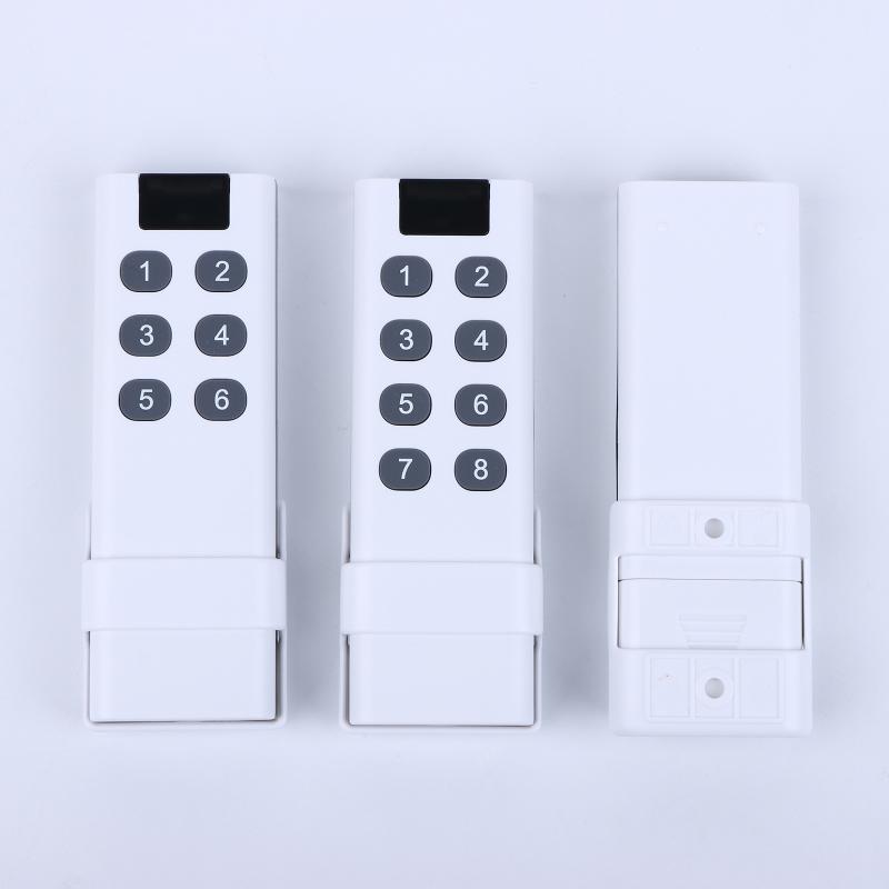 433Mhz Wireless Learning Code Digital Remote Control Transmitter For Long Distance Wireless Remote Control With 4/6/8/10 Key