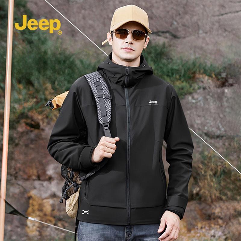 Jeep Unisex Single-Layer Windproof Outdoor Jacket