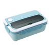 Divided Food Grade Rectangular Student Lunch Box Leakproof Seal Can Be Microwave Heated Office Lunch Box