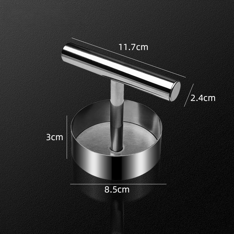 Cake Presser Stainless Steel Round Kitchen Household Handmade Burger Meat Patty Beef Patty Mold