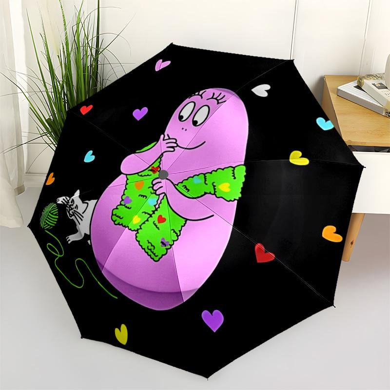 

1PC Barbapapa Automatic Open/Close Umbrella, 8-Rib Sturdy Frame, Durable Canopy, Highquality Construction, Fashion Lovers yy250920083
