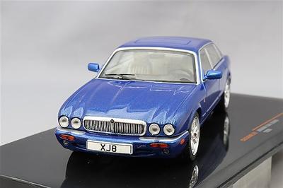 IXO MODELS Scale Jaguar XJ8 1998 Metallic Blue Complete Diecast Model Car CLC588N 1/43 (X308)