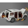 1/24 Benz G63 SUV Model auta ze slitiny Diecast & Hračka Kovové terénní vozidlo Model auta Simulace Zvuk Světlo Sběratelská hračka Dárek