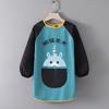 Children's Waterproof Art Smock with Logo - Reversible Apron for Painting and Eating  