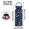 1L Thermal Water Bottle Creative Floral Insulated Bottle Reusable Outdoor Insulated Mug  Household