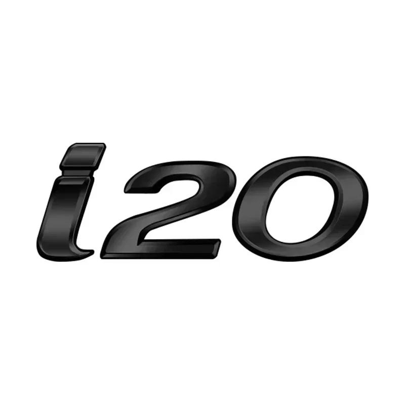 Car Emblem 3D Metal Logo Body Decals Sticker Rear Tail Trunk Boot Mark Letter Badge I10 I20 I30 I40 N N LINE Styling Accessories