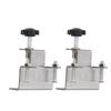 2 Pcs Cabinet Door Mounting Jig 2mm Thickness 139mm Clamping Range Stainless Steel Cabinet Door