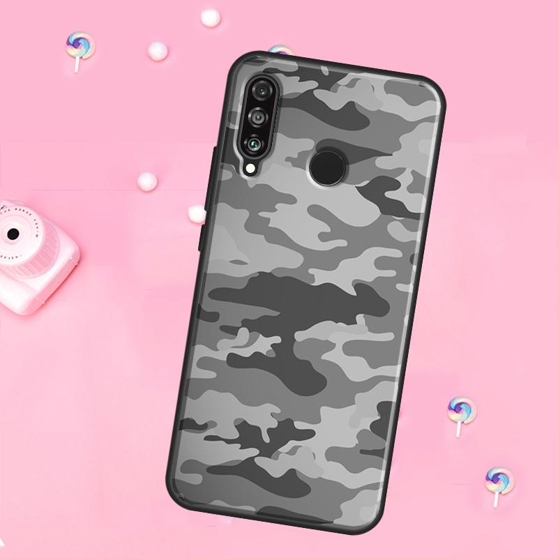Military Army Camouflage For Huawei Nova 11 Pro 10 9 SE Y70 Y60 Y90 Y61 Y91 Y73 Y72 12s 12i 11i 8i P30 P40 Lite Case