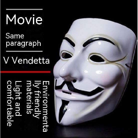 

Маскарад на ХэллоуинVFace Shuffle Dance Mask ЧерныйVПластиковая Вендетта