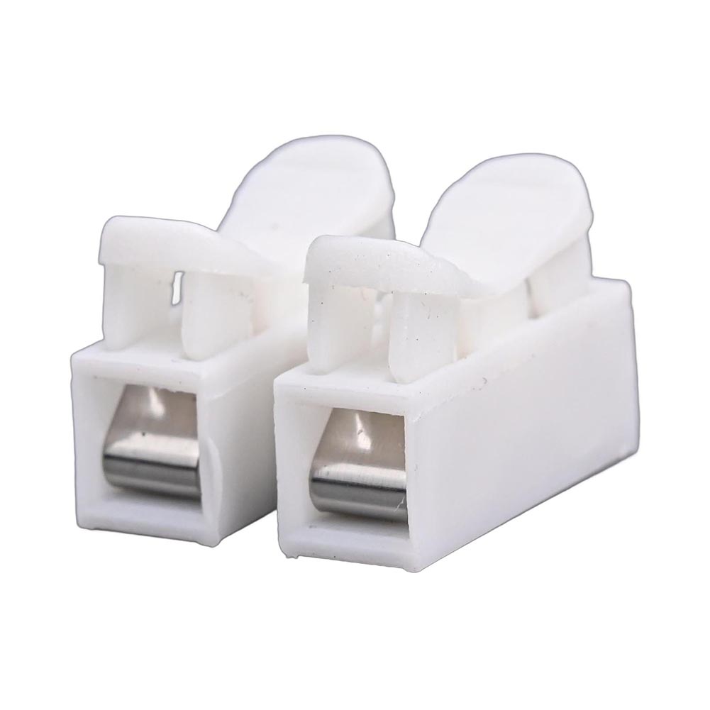 55PCS CH-2 Quick Connect Terminal 220V 10A Wire Branching And Parallel Connector Reusable & Quick-Connect Design