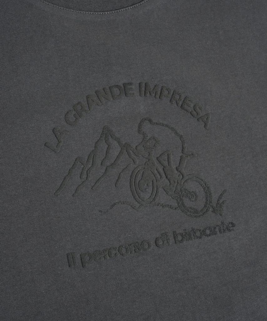 BIRBANTE La Grande Impresa Graphic T-Shirt - Charcoal