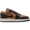 Zapatillas Air Jordan 1 Low SE GS Flax Baroque Brown para Niños Vintage-Coral Negro HQ3604-201