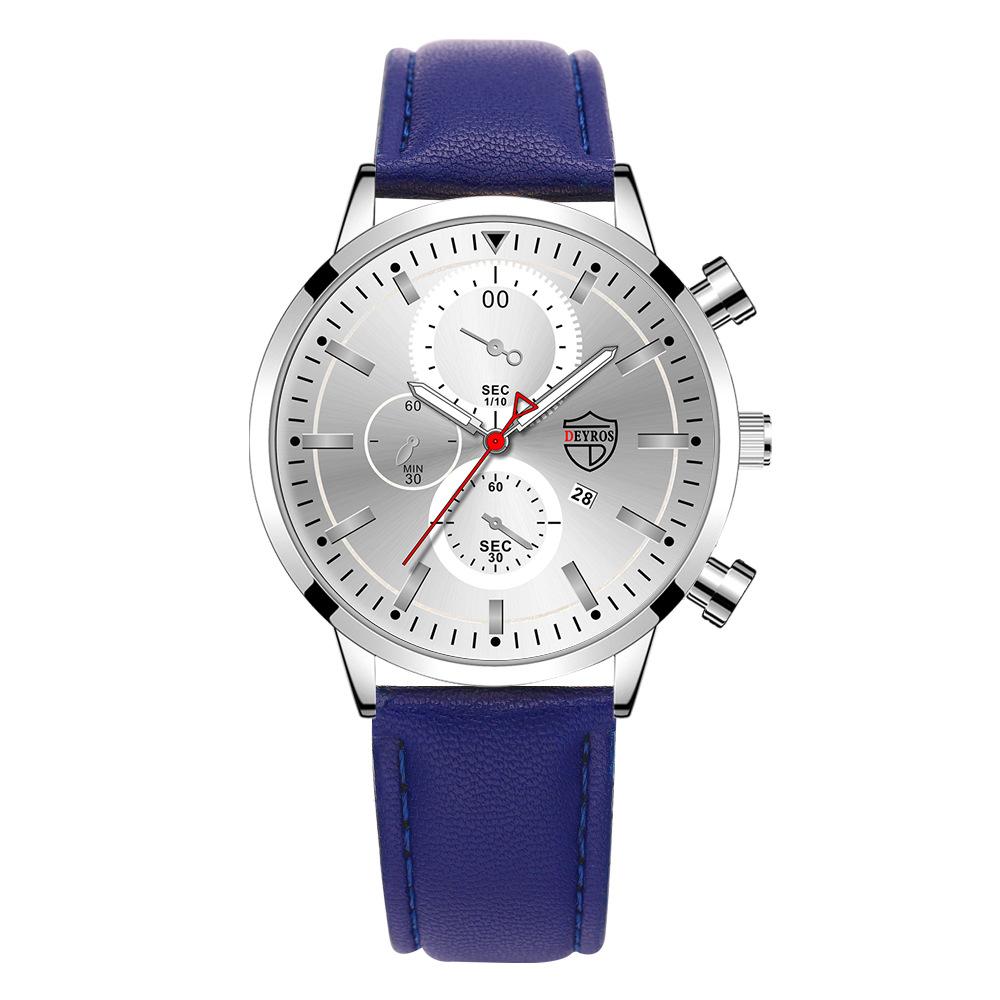 Steel Belt Watch Men'S Classic Automatic Luminous Calendar Quartz Watch