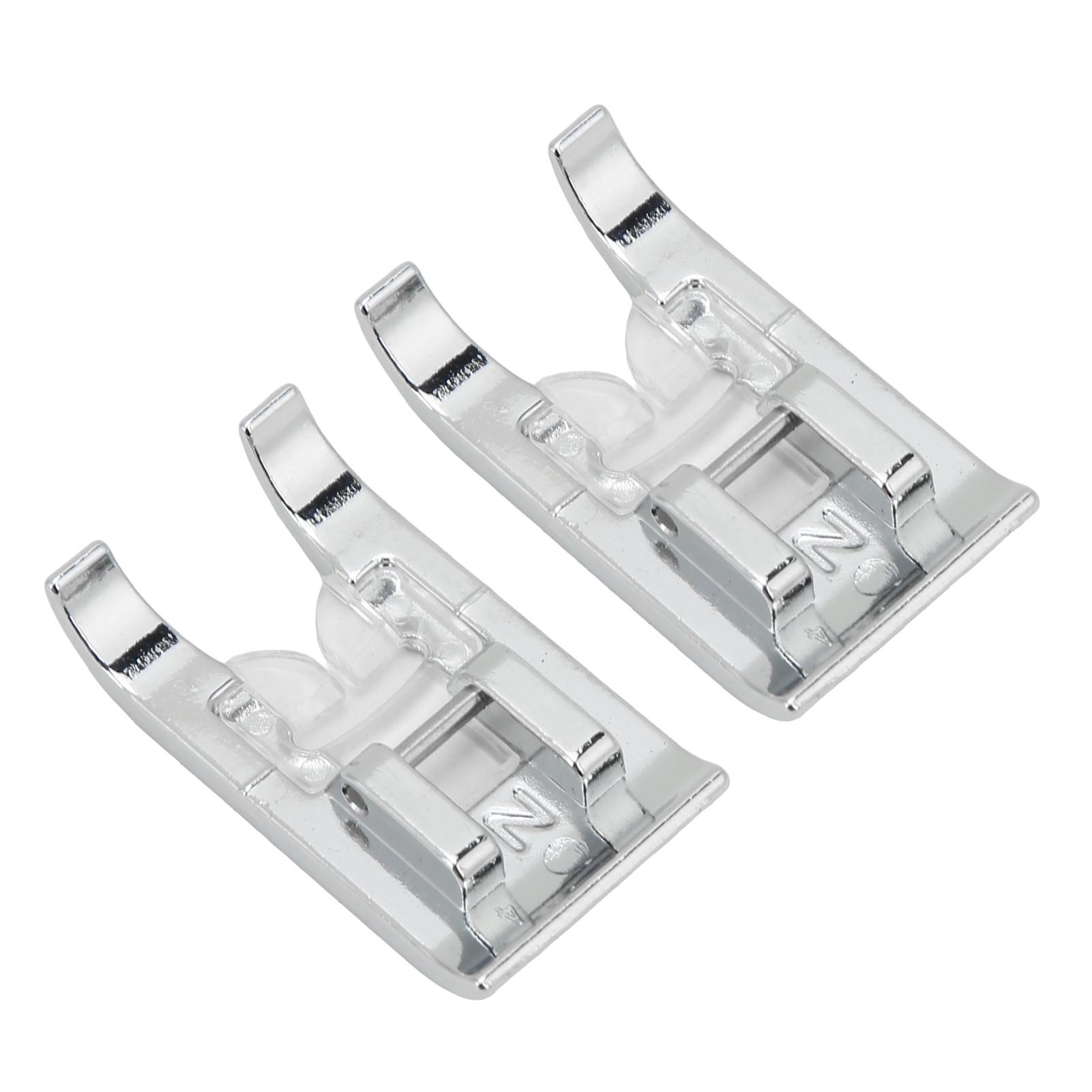 

2 шт. прижимные лапки для швейных машин износостойкие из нержавеющей стали многофункциональные прижимные лапки