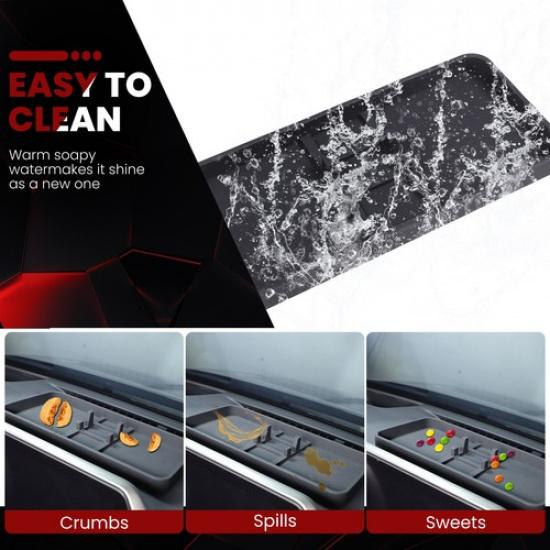Car Front Dashboard Storage Box Tray Trim For Toyota Highlander XU70 -2024