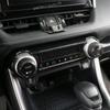 For Toyota RAV4 2019-2023 2024 Carbon Fiber Center Console AC Switch Knob Panel
