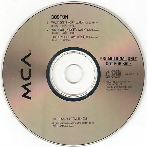 

CD BOSTON - Walk On MCA5P3110 MCA Records 1994 US Rock Used