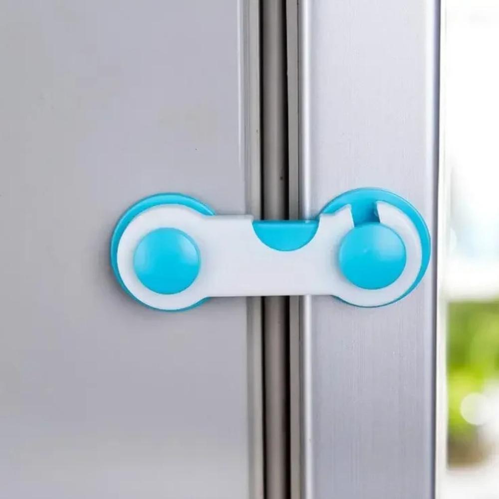5Pcs Child Safety Lock Anti-Pinch Cabinet Locks for Drawer Door & Refrigerator Home Security Protection Buckle for Kids