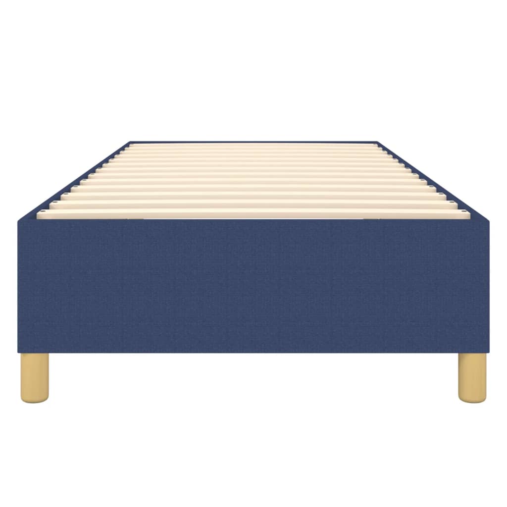 Vidaxl Bed Frame Without Mattress Blue 90X190 Cm Fabric