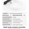 22 Modes 20 Colors 1-5M Car USB RGB LED Light Strip Interior Ambient Light Hand Control Invisible Fiber Optic Atmosphere Lamp