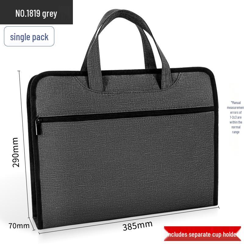 Oxford Cloth Waterproof Briefcase for Documents and Cigarettes