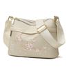 Flower Embroidery Crossbody Bag Fashion Casual Women Shoulder Bag Large Capacity Multi Pockets Purses Daily Portable Handbag
