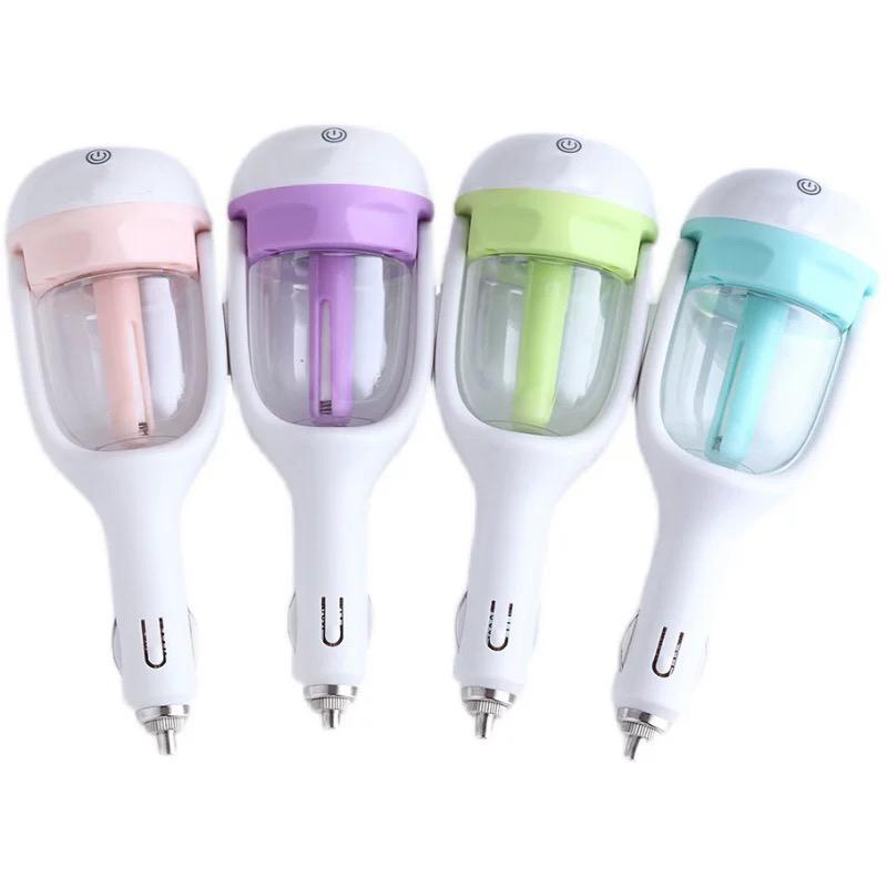 Mini umidificator de aer auto, purificator de aer cu abur, difuzor de aromă, ulei esențial, aromaterapie, difuzor auto, pulverizator de ceață pentru mașină