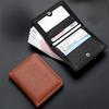 Women Leather Wallet Short Bifold Wallet with Zipper Coin Pocket Multi Card Holder Slim Minimalist Wallet Slots Compact Slim Purse