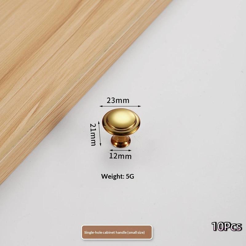 Stainless Cabinet Door Knobs Single Hole Handle Dresser Pull Handles 23Mm-30Mm With Screw Drawer Knobs Hardware Accessory