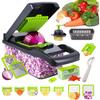 16 X 1 Kitchen Professional Chopper-type Slicer, Multifunctional Food Chopper, Blade Vegetable Chopper, Kitchen Utensils