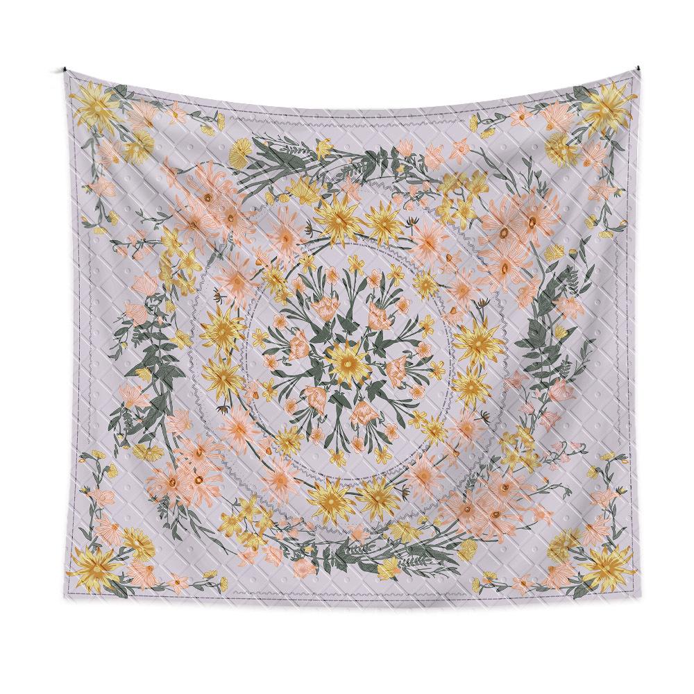 Bohemian Mandala Tapestry Home Living Room Decoration Wall Hanging Tapestry Hippie Flowers Bedroom Dorm Decor Tapestries