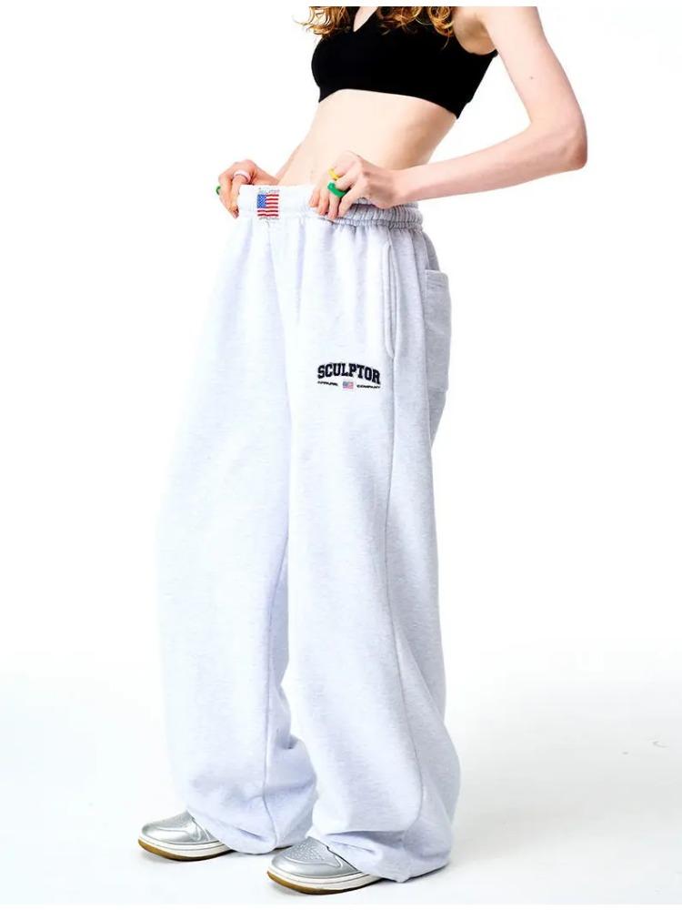 Ležérní Korejská móda Tepláky Ženy Hip Hop Streetwear Joggers Volné Vintage Kalhoty Harajuku Hippie Kalhoty Žena