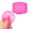 Random Colorfrosted Ice Cube Shaped Fidget Toy Square Stress Relief Ball Squishy Squeeze Toys For Anxiety Adhd Stress Relief Gif