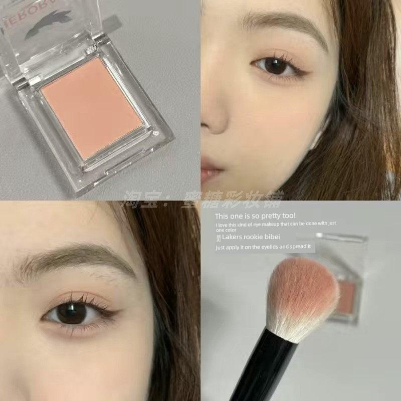 Eyeliner in One Convenient Package! Single-Color Eyeliner Powder in Gray-Brown, Long-Lasting Color, Smudge-Proof, Water-Soluble, Matte and Natural