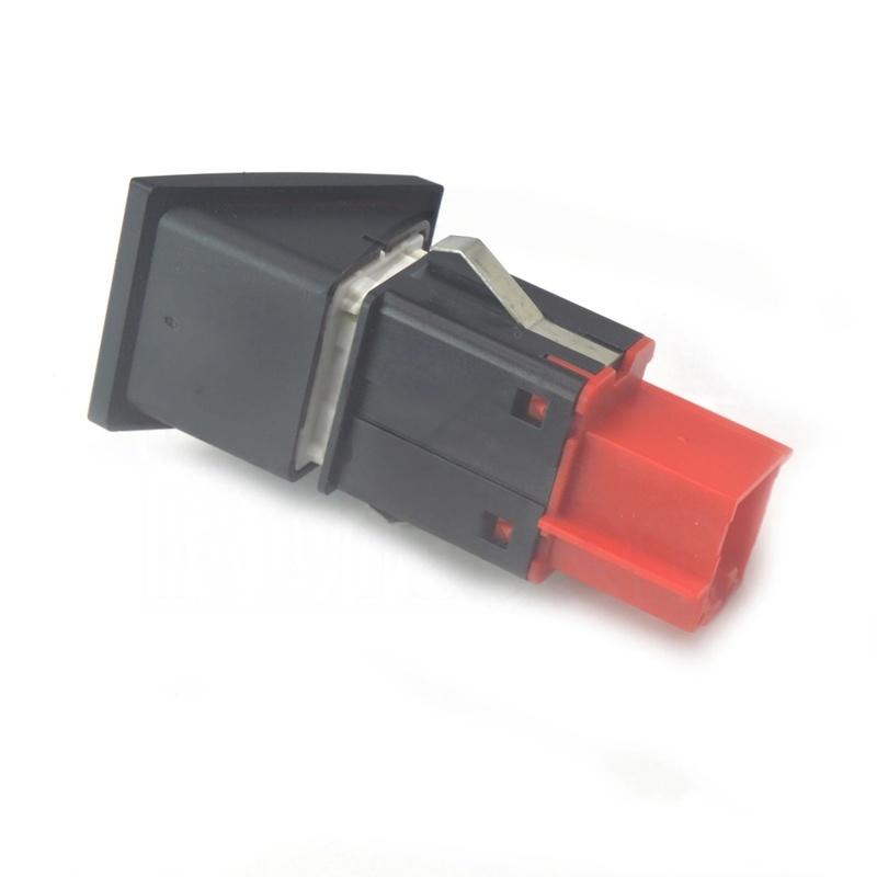 Replacement Light Button Switch for Skoda For Fabia 2009-2014 Hazard For Flash System Compatible with OEM Part Number 5JD953235A