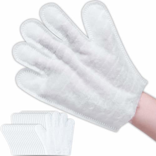 Comolife Dust-Catching Gloves (20 count) for Dust Removal, Cleaning, Ambidextrous, and Bare-Handed Feel