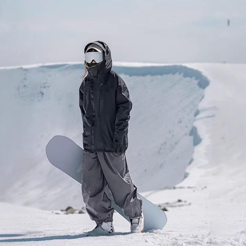 Pantaloni de Snowboard pentru Bărbați Femei Pantaloni pentru Placă Single Impermeabili Croială Largă Rezistenți la Uzură Profesionali pentru Placă Dublă Pantaloni de Schi