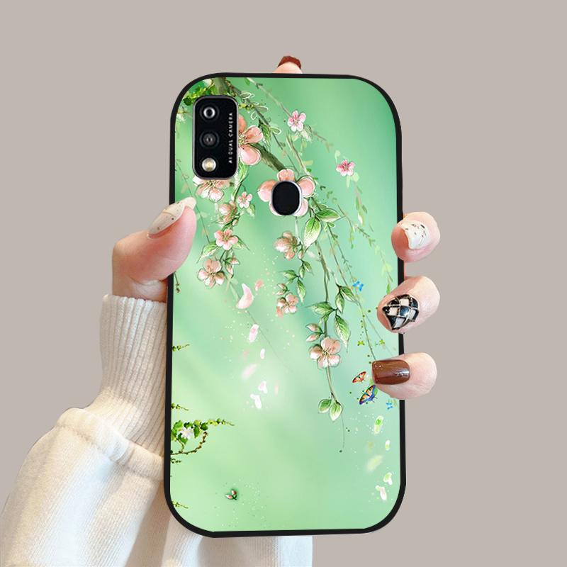 For ZTE Blade A51 Case A52 A53 Color Painted Soft Silicone Phone Cover Cases For ZTE Blade A31 Fashion Protective Fundas Coque