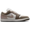 Air Jordan 1 Low Olive Grey Unisex Sneakers White Pale-Ivory 553558-046