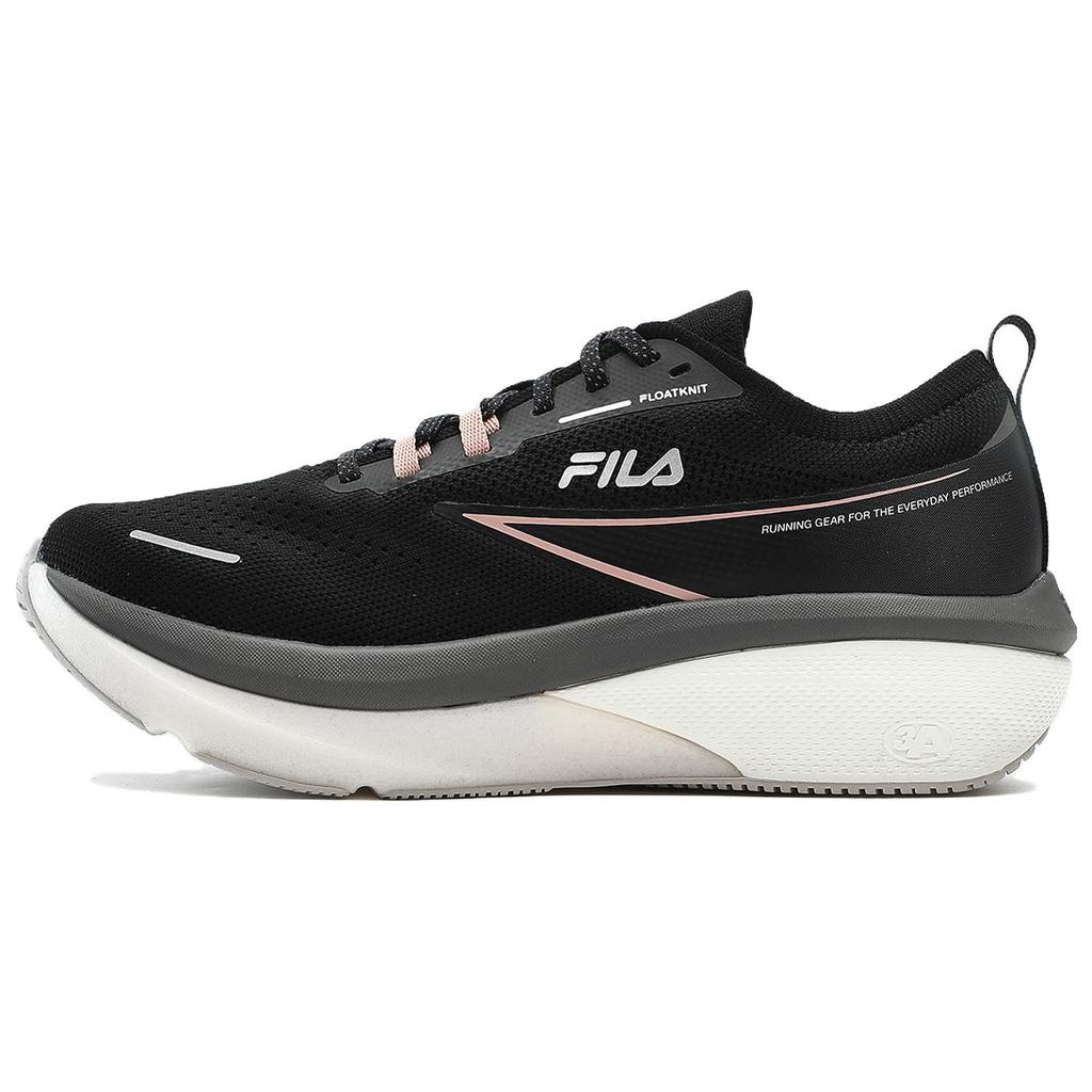 FILA 3A Panther Comfortable Sports PU Fabric Shock Absorption Wear-Resistant Rebound Low-Top Training Running Shoes Women sneaker Black A12W331104FBM