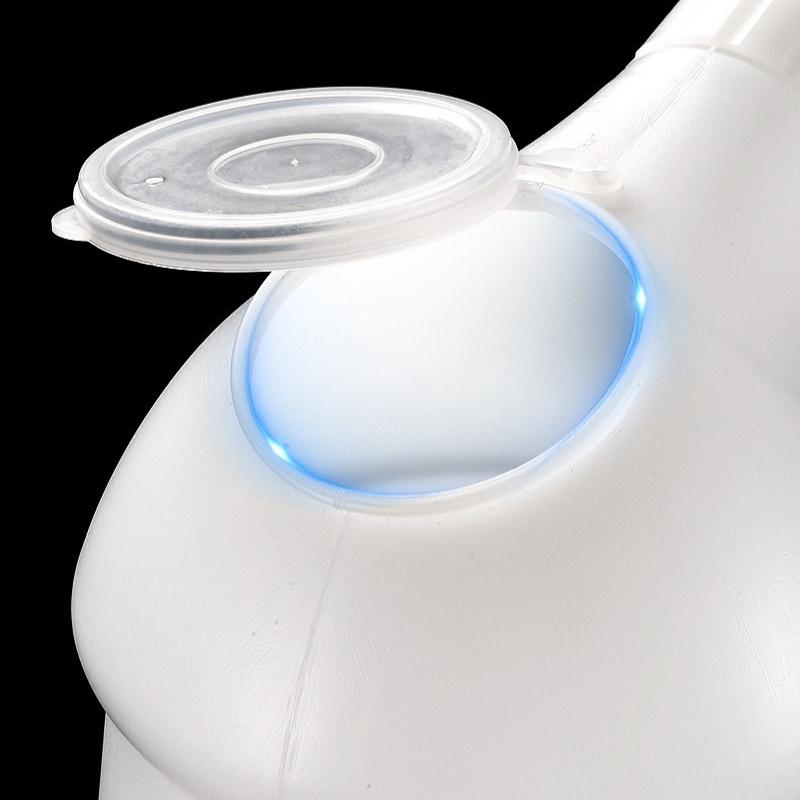 1.2/2/3/4/5L Graduated Oil Jug with Detachable Flexible Long Spout, Anti-Spill Fuel Dispensing Can, Car Engine Filling Tool