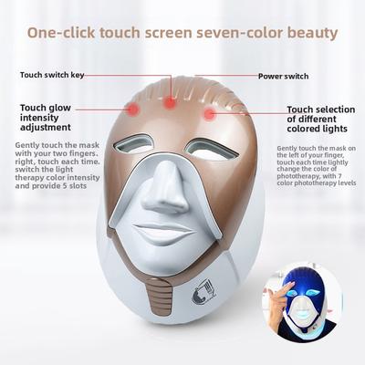 Beauty Instrument Facial Charging LED Touch Screen Skin Recovery Mask Color Photon Skin Rejuvenation Instrument