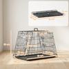 30"(76 cm) Car Dog Crate Collapsible Slanted with Tray & Handle